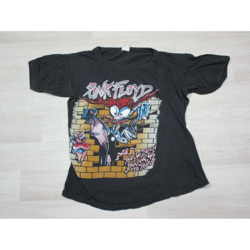 Vintage 1970's Pink Floyd Concert T Shirt (S) Parking Lot Single Stitch Bootleg